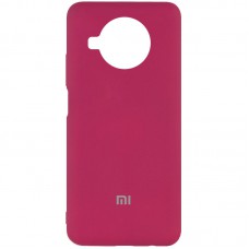 Чохол Silicone Cover My Color Full Protective (A) для Xiaomi Mi 10T Lite / Redmi Note 9 Pro 5G Бордовий / Marsala