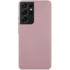 Чохол Silicone Cover Lakshmi (AA) для Samsung Galaxy S21 Ultra Рожевий / Pink Sand