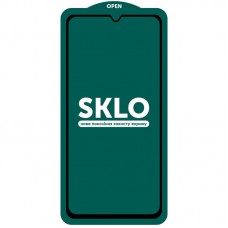 Захисне скло SKLO 5D (тех.пак) для Xiaomi Redmi 10C / Poco C40 / 12C Чорний