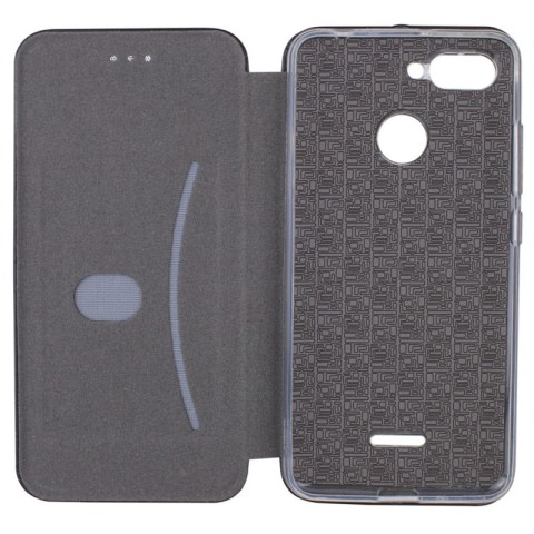 Шкіряний чохол-книжка Classy для Xiaomi Redmi 6 Темно-синій