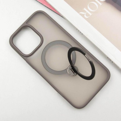 Чохол Ummi Colorful with MagSafe HQ Ring для Apple iPhone 15 (6.1") Grey