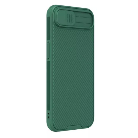 Карбонова накладка Nillkin CamShield Pro для Apple iPhone 16e (6.1") Deep Green