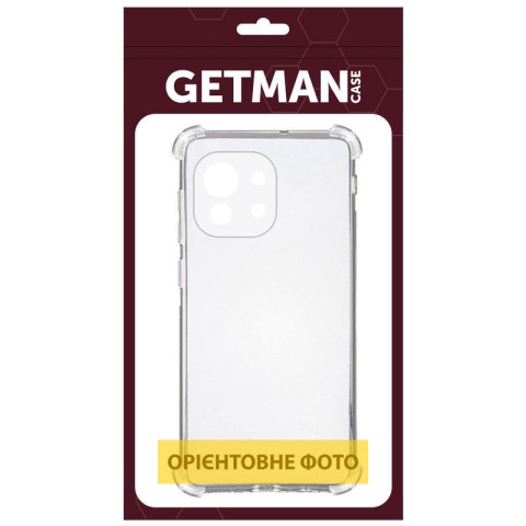 TPU чохол GETMAN Ease logo посилені кути Full Camera для Xiaomi Redmi 15 (Global) Безбарвний (прозорий)