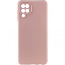 Чохол Silicone Cover Lakshmi Full Camera (A) для Samsung Galaxy A12 / M12 Рожевий / Pink Sand