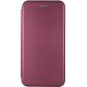 Шкіряний чохол-книжка Classy для Xiaomi Redmi 9A Бордовий