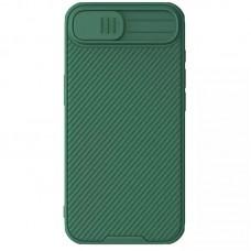 Карбонова накладка Nillkin CamShield Pro для Apple iPhone 16e (6.1") Deep Green