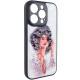 TPU+PC чохол Prisma Ladies для Apple iPhone 12 Pro Max (6.7") Girl in a hat
