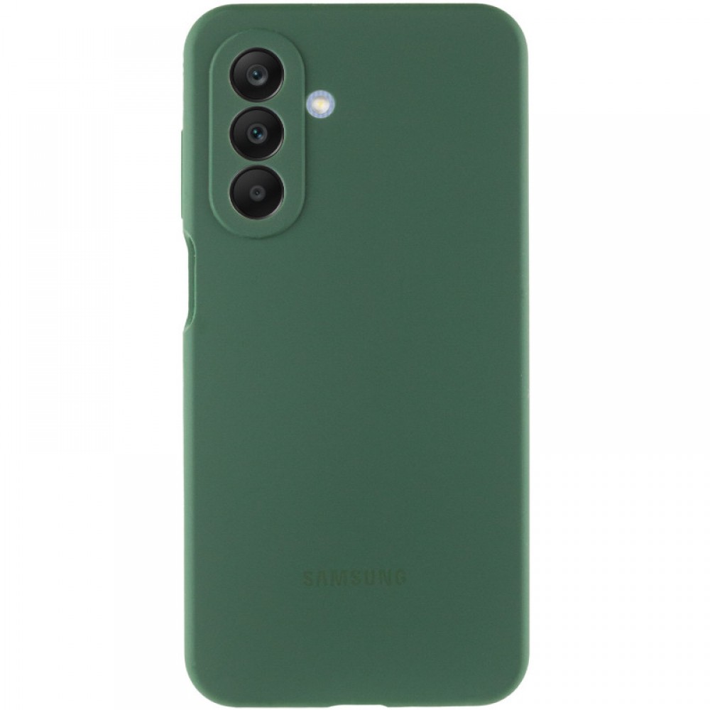 Чохол Silicone Cover Lakshmi Full Camera (AAA) with Logo для Samsung Galaxy A26 5G Зелений / Cyprus Green