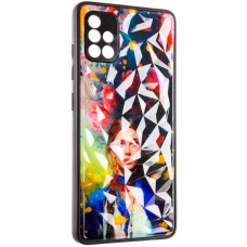 TPU+PC чохол Prisma Ladies для Samsung Galaxy A51 Peonies