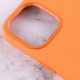 Чохол Silicone case (AAA) full with Magsafe and Animation для Apple iPhone 12 Pro / 12 (6.1") Помаранчевий / Kumquat