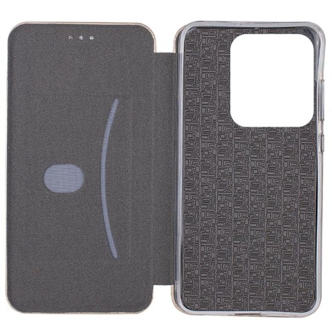 Шкіряний чохол-книжка Classy для ZTE Blade A75 4G Золотий