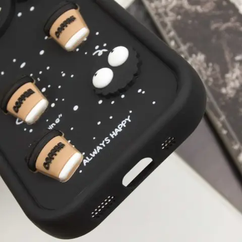 Чохол TPU Toys Case with Ears для Apple iPhone 14 Pro Max (6.7") Black