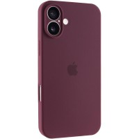 Чохол Silicone Case Full Camera Protective (AA) для Apple iPhone 17 (6.3") Бордовий / Plum