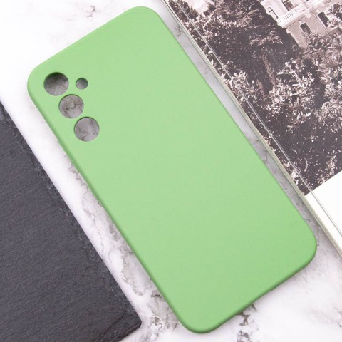 Чохол Silicone Cover Lakshmi Full Camera (AAA) для Samsung Galaxy S24 М'ятний / Mint