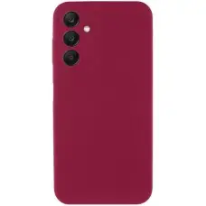 Чохол TPU GETMAN Liquid Silk Full Camera для Samsung Galaxy A37 5G Бордовий / Marsala