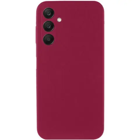 Чохол TPU GETMAN Liquid Silk Full Camera для Samsung Galaxy A37 5G Бордовий / Marsala