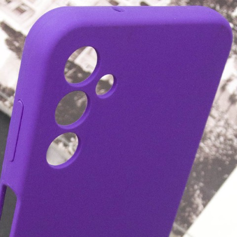 Чохол Silicone Cover Lakshmi Full Camera (AAA) для Samsung Galaxy A14 4G/5G Фіолетовий / Amethyst