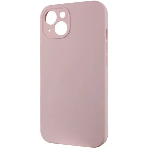 Чохол Silicone Case Full Camera Protective (AA) NO LOGO для Apple iPhone 13 (6.1") Рожевий / Chalk Pink