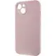 Чохол Silicone Case Full Camera Protective (AA) NO LOGO для Apple iPhone 13 (6.1") Рожевий / Chalk Pink
