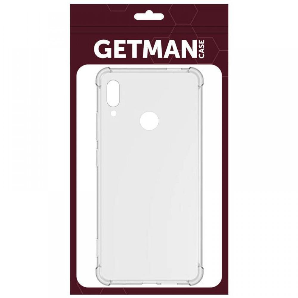 TPU чохол GETMAN Ease logo посилені кути Full Camera для Huawei P Smart Z Безбарвний (прозорий)