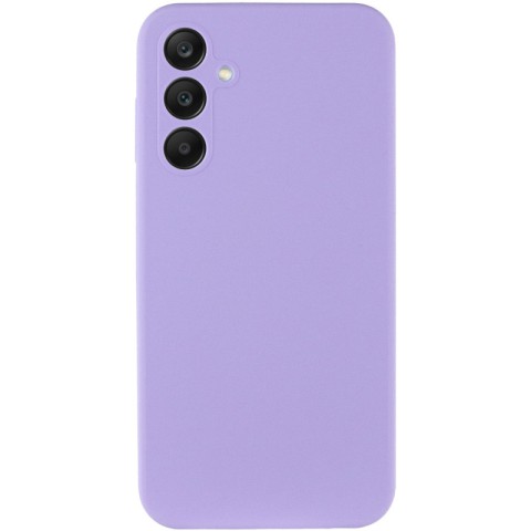 Чохол Silicone Cover Lakshmi Full Camera (AAA) для Samsung Galaxy A35 Бузковий / Dasheen