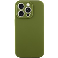 Чохол Silicone Case Full Camera Protective (AA) NO LOGO для Apple iPhone 13 Pro (6.1") Зелений / Dark Olive