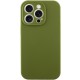 Чохол Silicone Case Full Camera Protective (AA) NO LOGO для Apple iPhone 13 Pro (6.1") Зелений / Dark Olive