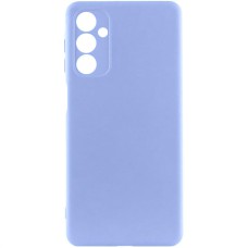Чохол TPU GETMAN Liquid Silk Full Camera для Samsung Galaxy A12 Бузковий / Light purple