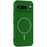Чохол Silicone Cover Lakshmi Full Camera (AA) with MagFit для Google Pixel 10 / 10 Pro Зелений / Dark green