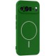 Чохол Silicone Cover Lakshmi Full Camera (AA) with MagFit для Google Pixel 10 / 10 Pro Зелений / Dark green