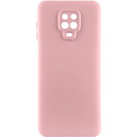 Чохол TPU GETMAN Liquid Silk Full Camera для Xiaomi Redmi Note 9s / Note 9 Pro / Note 9 Pro Max Рожевий / Pink