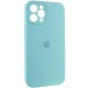 Чохол Silicone Case Full Camera Protective (AA) для Apple iPhone 12 Pro (6.1") Бірюзовий / Marine Green
