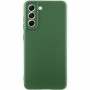 Чохол Silicone Cover Lakshmi Full Camera (AA) для Samsung Galaxy S21 FE Зелений / Dark green