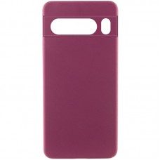 Чохол Silicone Cover Lakshmi Full Camera (AAA) для Google Pixel 8 Pro Бордовий / Plum