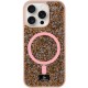 TPU чохол Bling World Rock Diamond with MagSafe для Apple iPhone 13 Pro (6.1") Rose Gold