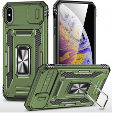 Ударопрочный чехол Camshield Army Ring для Apple iPhone X / XS (5.8")