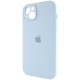 Чохол Silicone Case Full Camera Protective (AA) для Apple iPhone 15 (6.1") Блакитний / Sweet Blue