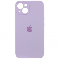 Чохол Silicone Case Full Camera Protective (AA) для Apple iPhone 14 (6.1") Бузковий / Lilac