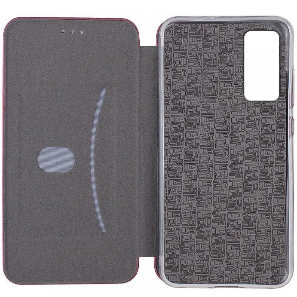 Шкіряний чохол-книжка Classy для Samsung Galaxy S20 FE Бордовий