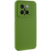 Чохол Silicone Cover Lakshmi Full Camera (AA) для Xiaomi 14 Зелений / Dark green