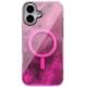 Чохол TPU Shiny Mountain (MagFit) для Apple iPhone 16 (6.1") Pink