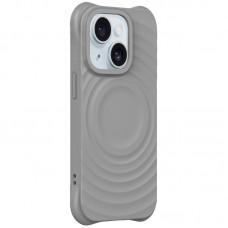 Чохол TPU Orbit with MagSafe для Apple iPhone 15 (6.1") Dark Grey