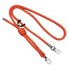 Шнурок з двумя креплениями (8мм) 150см Neon Orange
