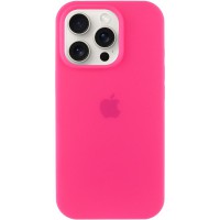 Чохол Silicone Case Full Protective (AA) для Apple iPhone 15 Pro Max (6.7") Рожевий / Barbie pink