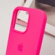 Чохол Silicone Case Full Protective (AA) для Apple iPhone 14 Pro (6.1") Рожевий / Barbie pink