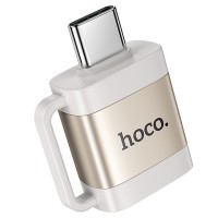 Перехідник Hoco UA31C OTG Type-C male to USB female Gray