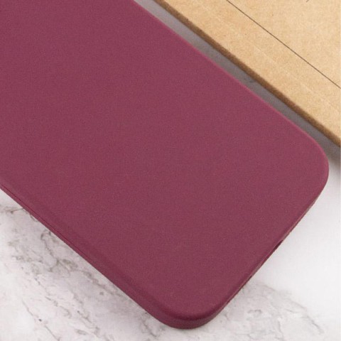 Чохол Silicone Case Full Protective (AA) NO LOGO для Apple iPhone 13 (6.1") Бордовий / Plum