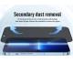 Захисне 2.5D скло Blueo Full Cover Anti-Peep для Apple iPhone 13 Pro / 13 / 14 / 16e (6.1") Чорний