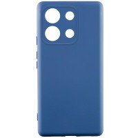 Чохол TPU GETMAN Liquid Silk Full Camera для Xiaomi Redmi Note 13 Pro 4G / Poco M6 Pro 4G / Note 14S Синій / Navy Blue