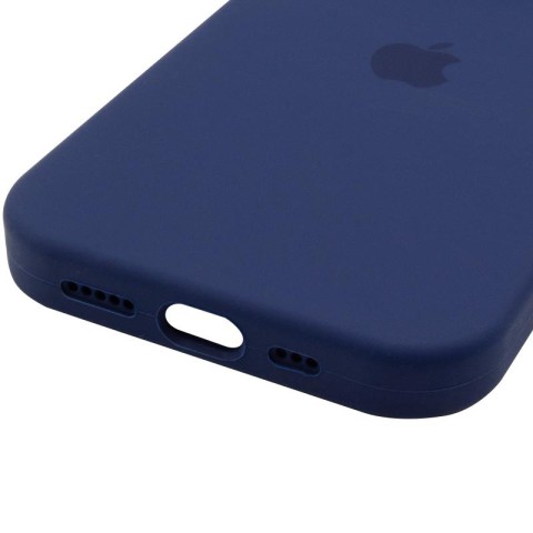 Чохол Silicone Case Full Camera Protective (AA) для Apple iPhone 13 Pro (6.1") Синій / Deep navy